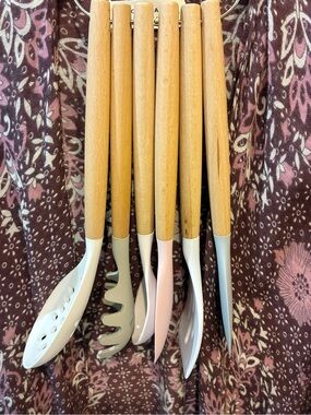 Wood Handle Kitchen Utensil Set